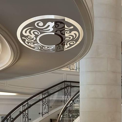 Pegatina de espejo Decoración de baño Decoración de habitación Pegatinas 3D Largo Cuerpo Completo Pared Papel Adhesivo Mural En La China Chino