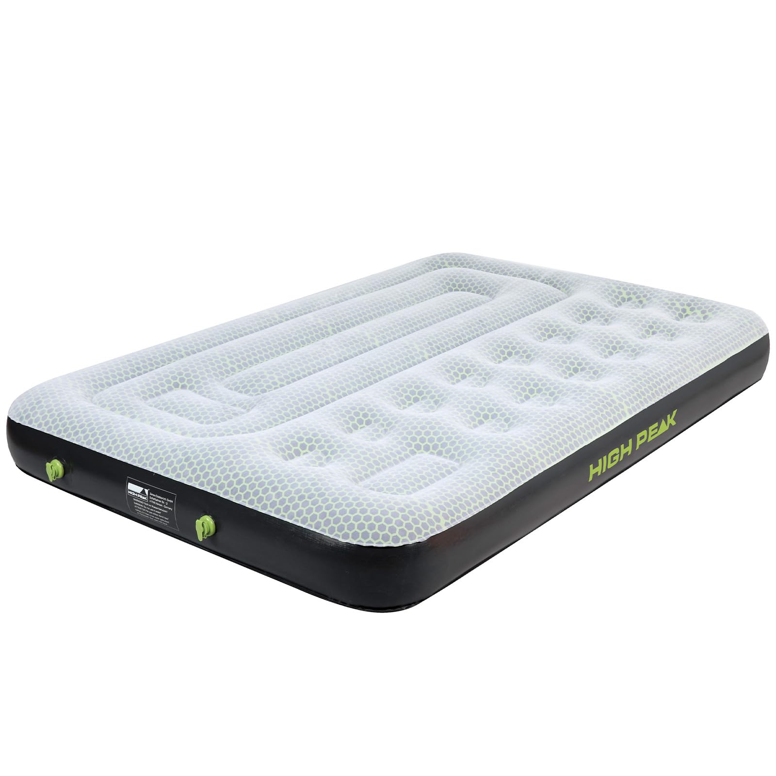 High Peak Comfort Plus Air Bed szary/zielony/czarny, XL