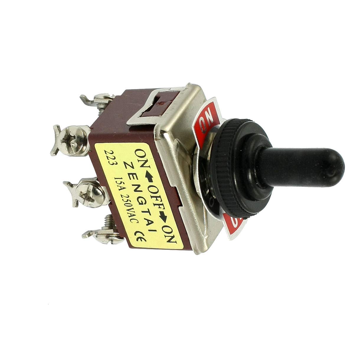6 Interrupteurs à Bascule KN3-3 DPDT 220V 3A - 2 Positions ON-OFF, 6 Bornes, Pour Circuits Électriques, Moteurs, DIY