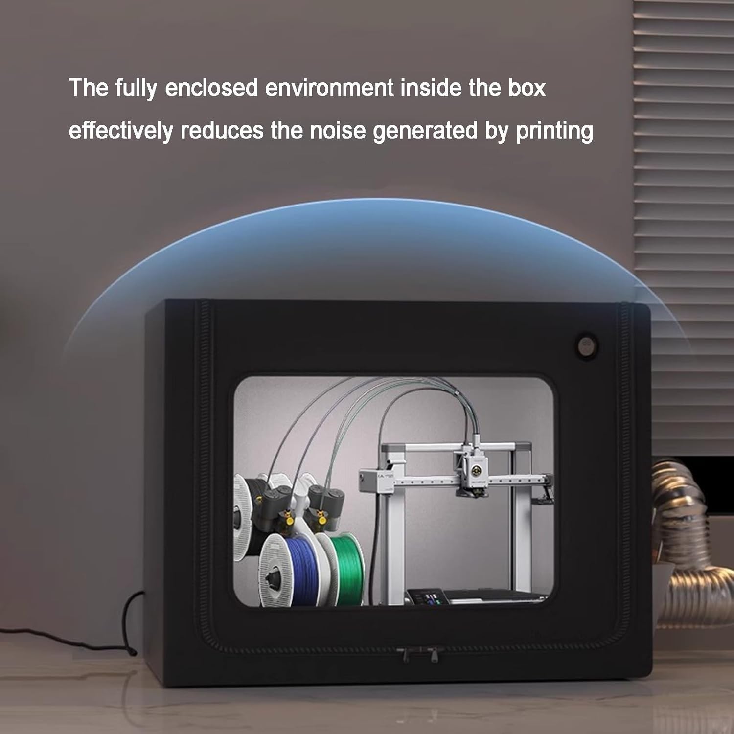 Custodia for Stampante 3D Kit di Ventilazione, Luce LED e essiccatore
