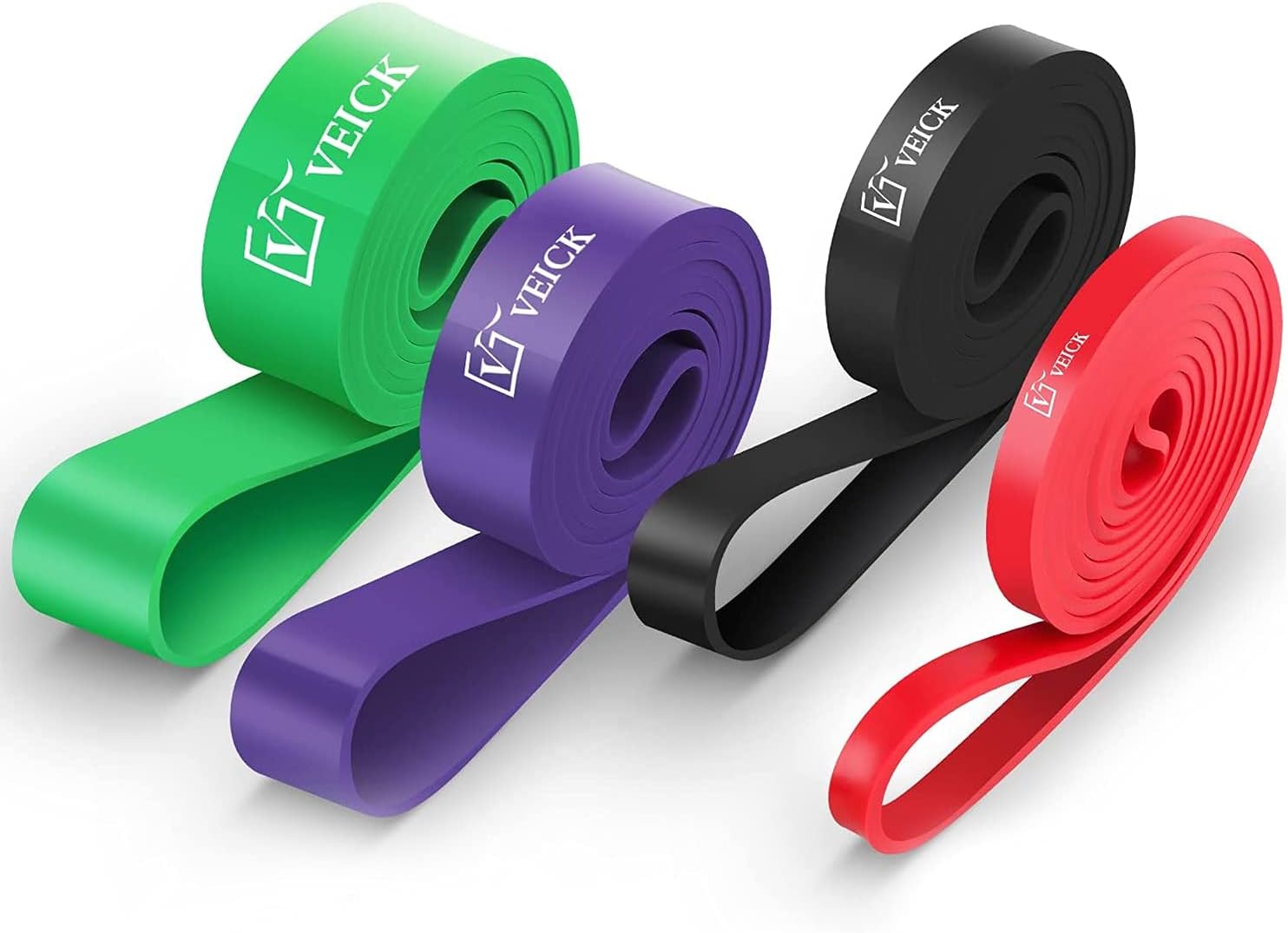 Resistance Bands, Pull Up Assistance Bands, Workout Exercise Bands, Long Resistance Bands Set for Men and Women, Elastic Bands for Stretch, Power Weighted Gyms at Home Fitness Equipment