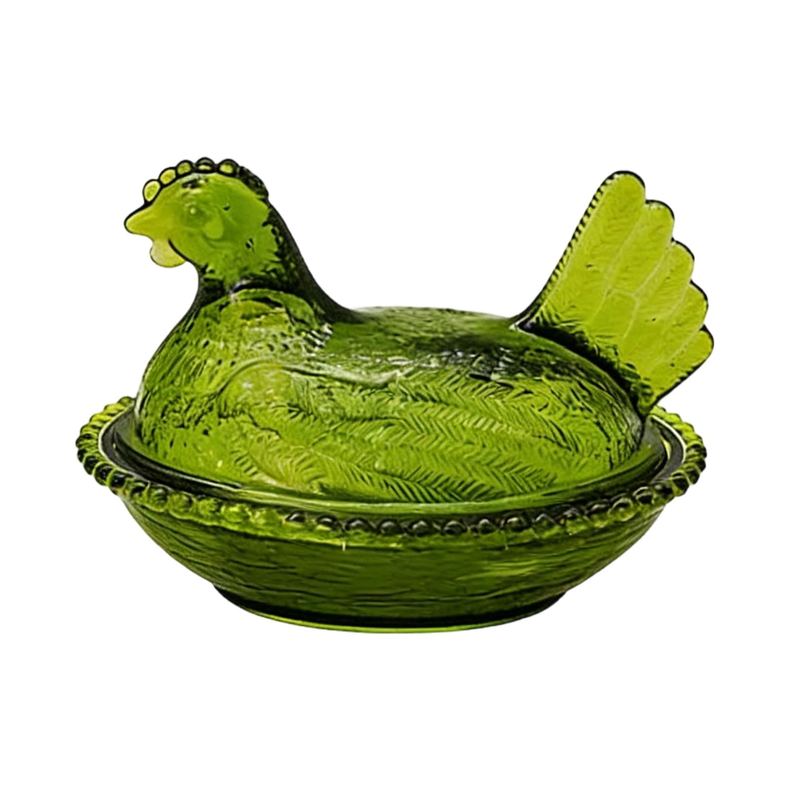 HZBB Hen on Nest Candy with Lid Trinket Box Easter Birthday Anniversary and Housewarmings Celebration Decors Nesting Hen Candy Bowl