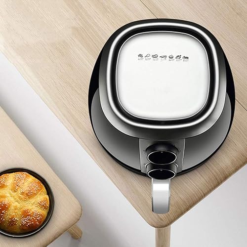 Miniatura 3 de Freidora de aire sin aceite, más saludable, baja en grasa, multicocina, mini horno, freidora de aire caliente, control de temperatura ajustable