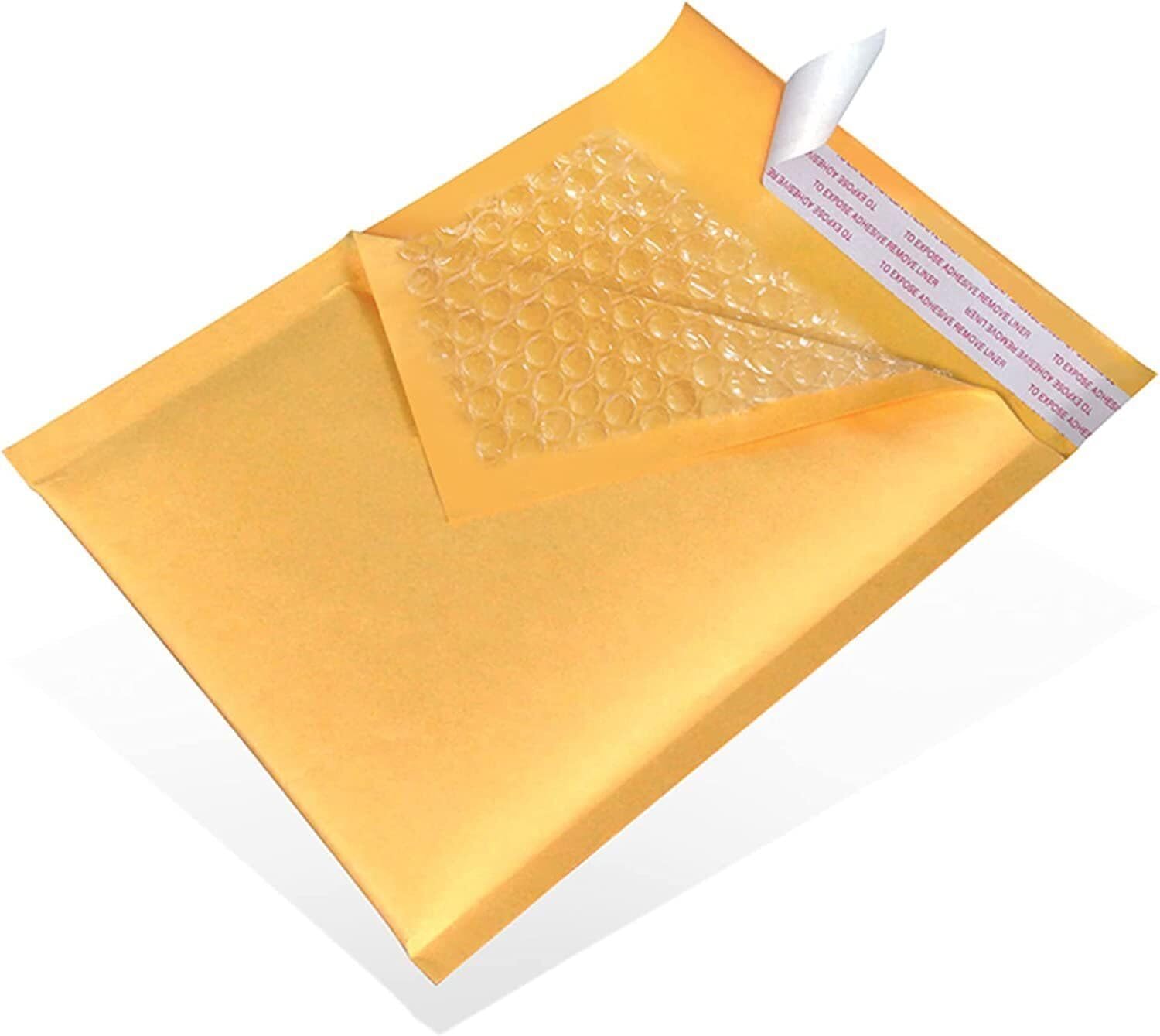 SupplyHut Lot de 500 enveloppes à bulles en kraft pour expédition, expédition et emballage (plusieurs paquets) 15,2 x 25,4 cm