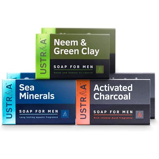 Ustraa Sea Minerals Deo Soap 600gm Pack - Fresh & Deodorizin