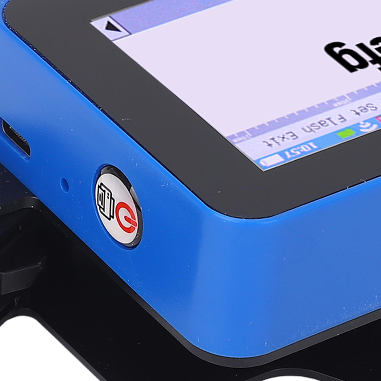 Fafeicy Impresora de Inyección de Tinta Portátil, Codificador LED de Pantalla Táctil Portátil de 4,3 Pulgadas para Texto de Código de Barras de Código QR en Tela de Plástico de Madera, Impresión