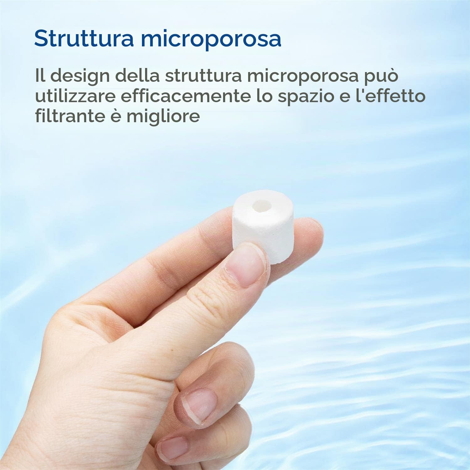 Nobleza Anelli Filtranti in Ceramica Filtro Biologico per Acquari 1000g