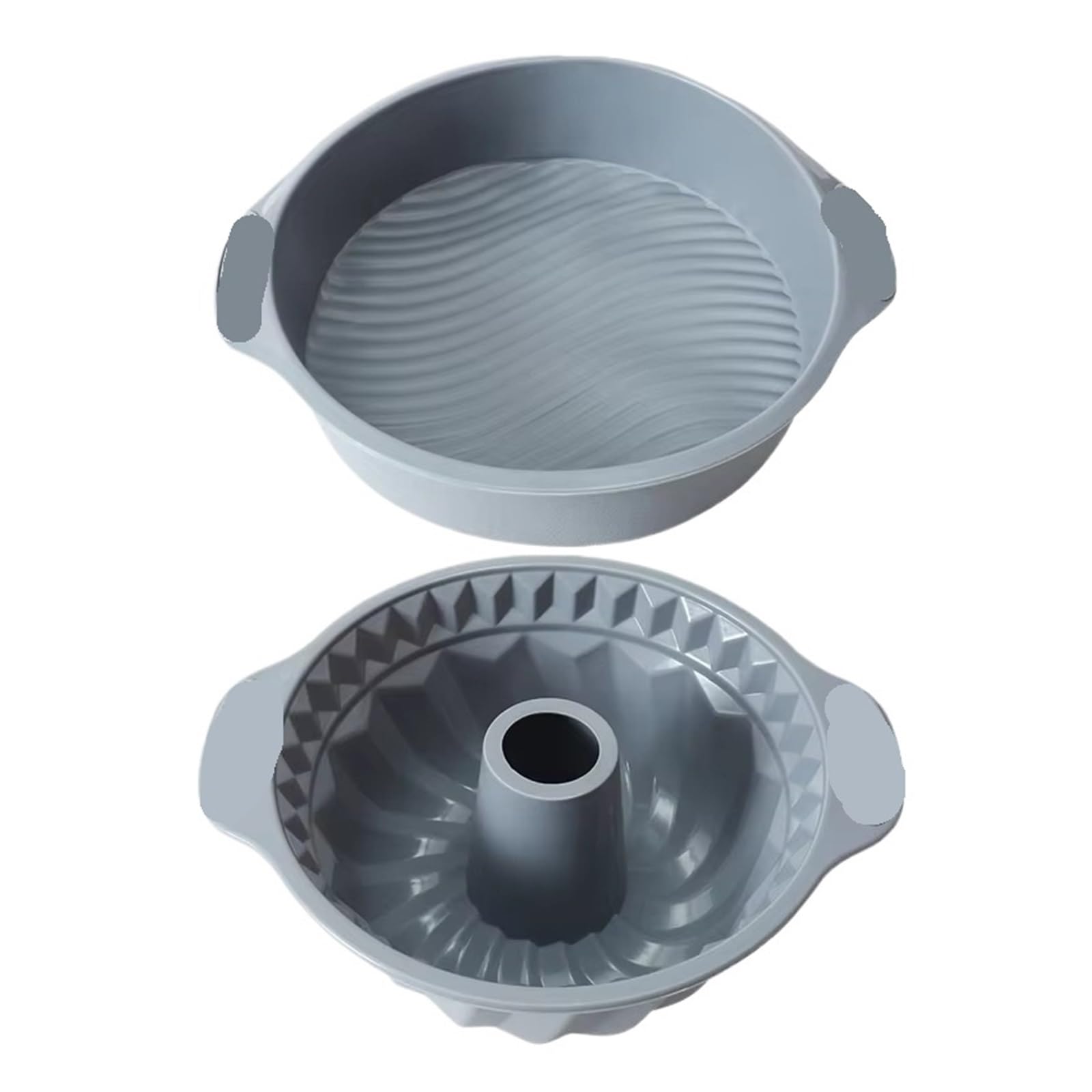Generisch Graue Silikon-Kuchenform(FD-007-GraySet)