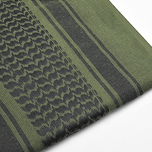 Image of PURFUN Men's Large Arab Shemagh Headscarf Muslim Headcover Shawl Keffiyeh Arabic Scarf