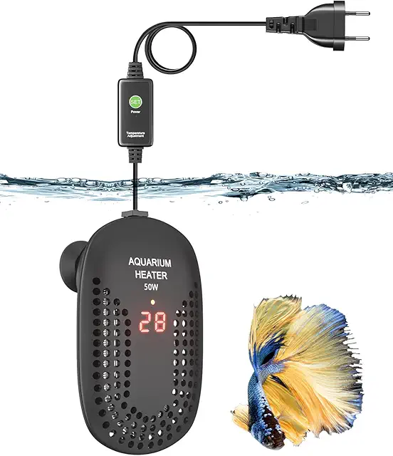 DoRight 50W Aquarium Heater with Digital Display - Terrarium Verwarming
