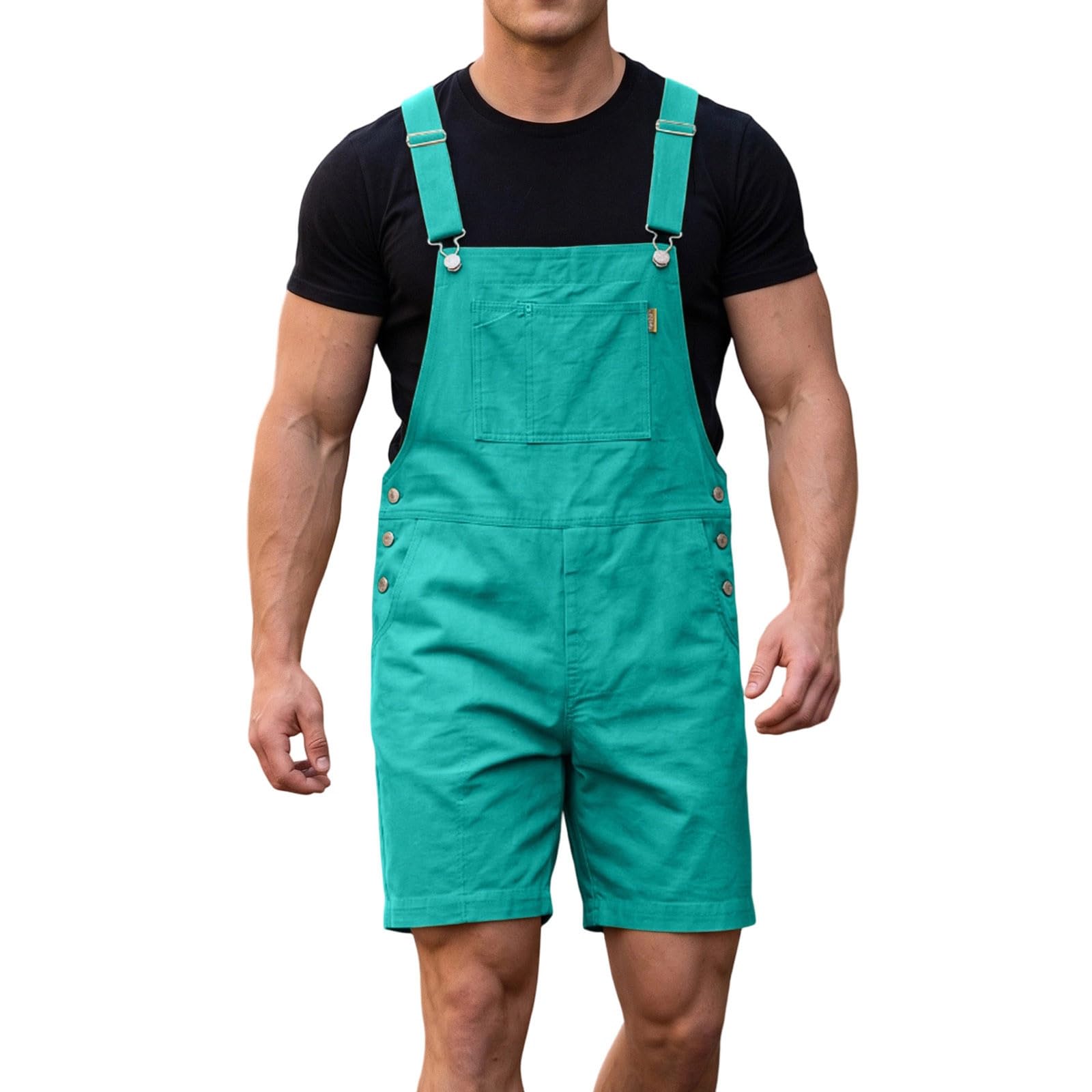 Generisch Tuta estiva per attività all'aria aperta con stampa grafica da uomo, pantaloncini casual, ideale per vacanze patriottiche e tutti i giorni