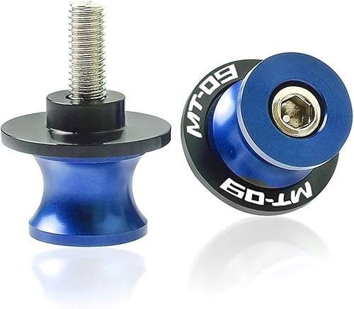 6MM Swingarm Slider Spools Screws Motorbike Motorcycle for Yamaha MT01 03 07 09 10 125 MT-07 MT01 MT03 Anti-Fall Frame Sliders (Color  Blue 6mm)
