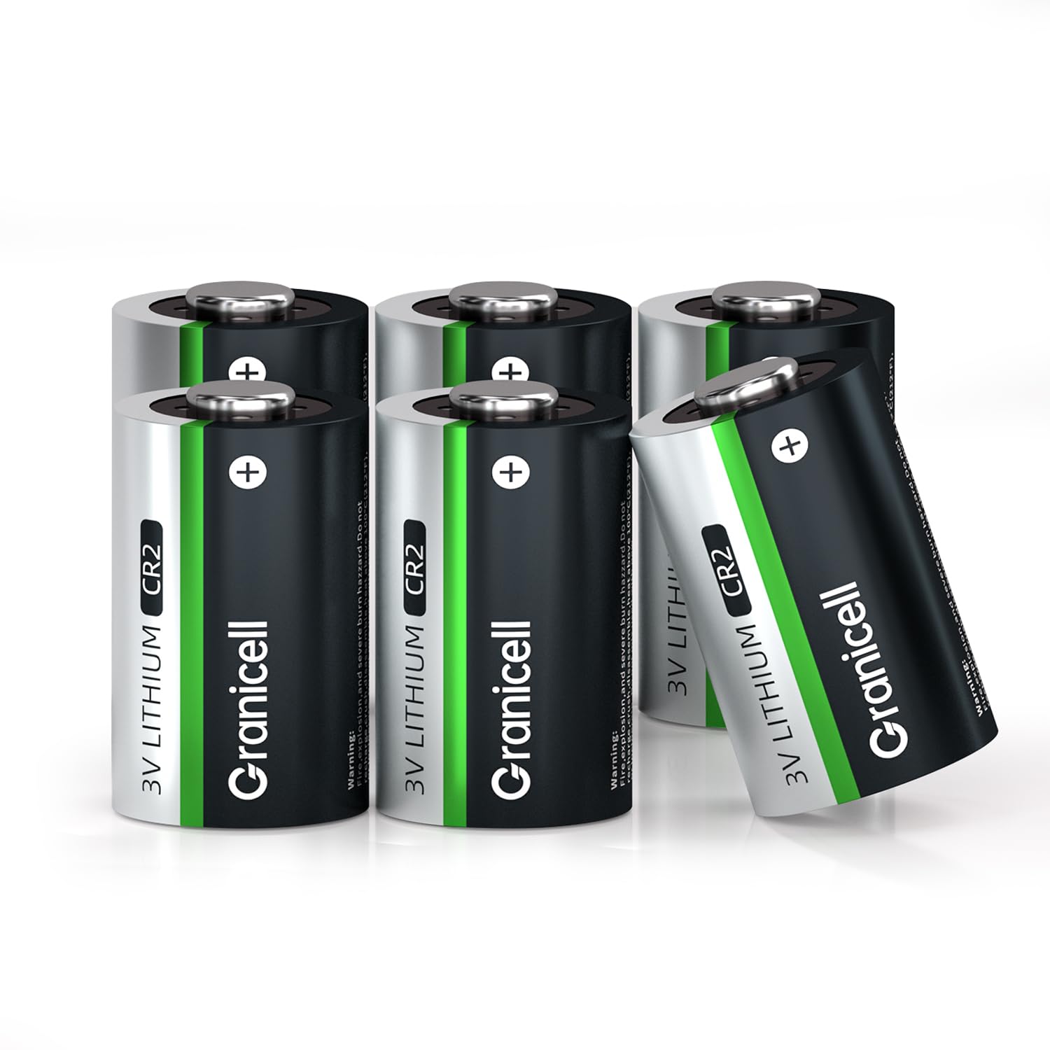 Granicell CR2 Lithium Battery, 900mAh 3V High-Power Long-Life CR2 Lithium Batteries, 6-Pack, Suitable for Flashlights, Flashlights, Photography [Not Rechargeable]-image-9