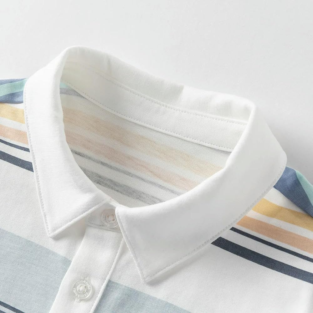 JJDFW Dzieci Paski 2 szt. Zestaw T-shirt Chłopcy Krótki Rękaw Letnia Koszulka Szorty Garnitury Chłopcy Na Co Dzień Bracia Ubrania