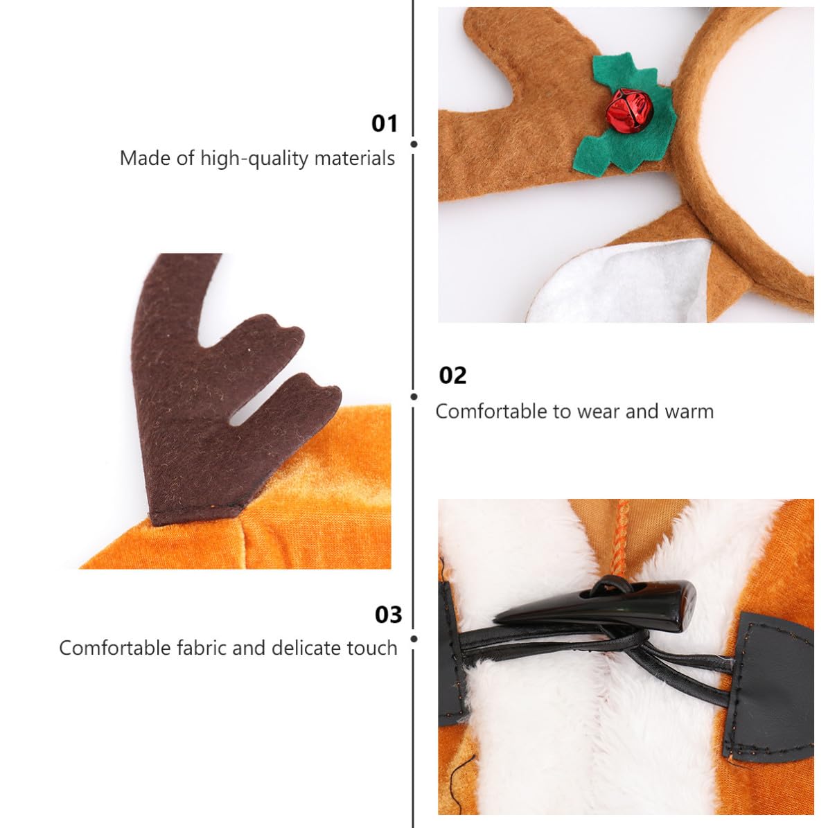 Beavorty Disfraz de Poliéster para Niña Vestido Rojo de Cosplay Navideño Tela Cómoda y Cálida Adecuado para Fiesta y Ambiente Navideño Fiesta Ambiente