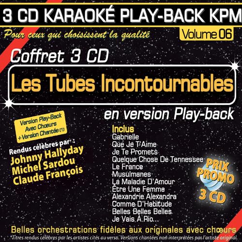 Coffret Karaoké Play-Back Kpm les Tubes Incontournables