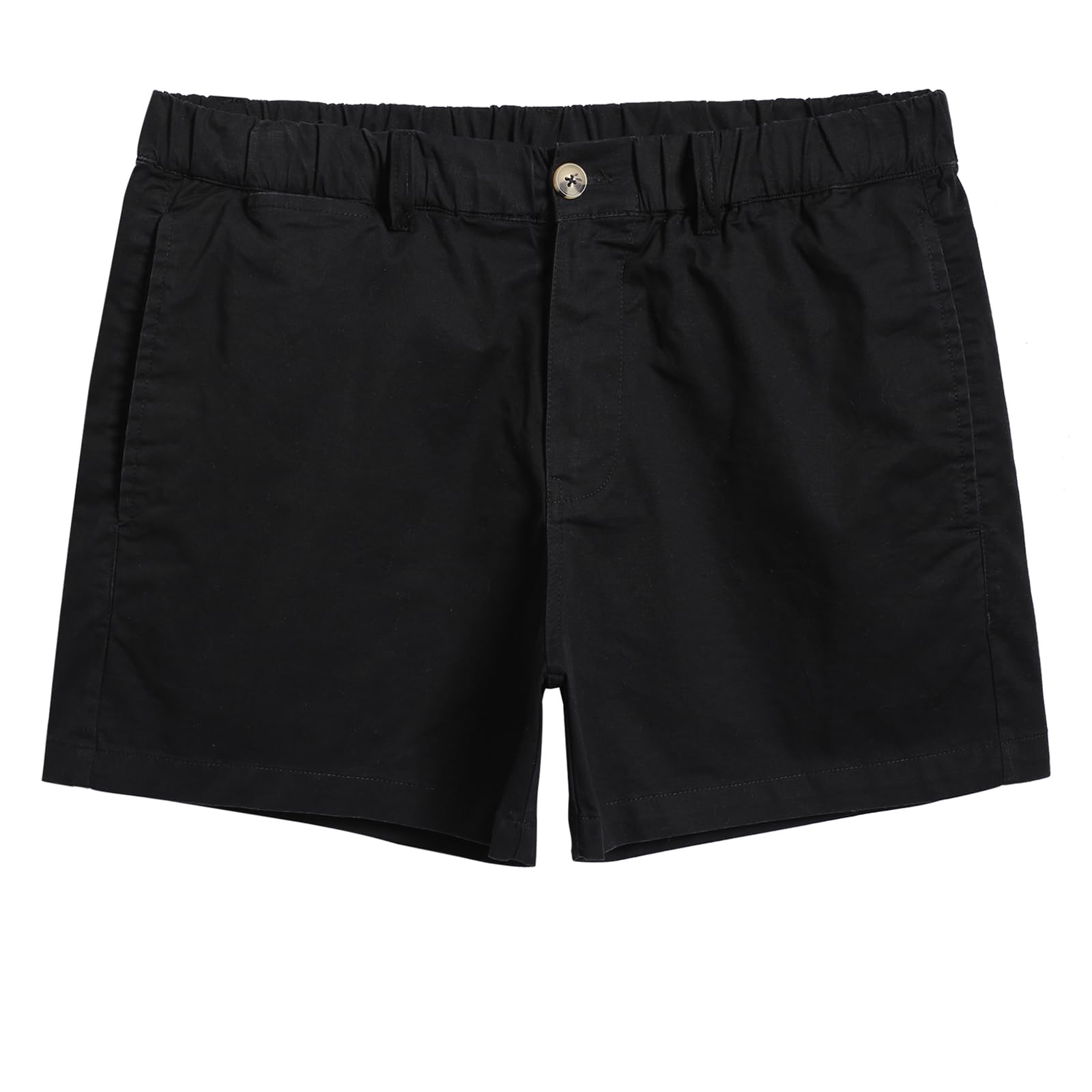 maamgic Mens Shorts Casual 4 Inch Cotton