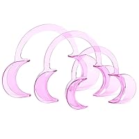 Vista 7 de LA MIERE Retractor dental de mejillas en forma de C, tamaño S, M, L, paquete de 3, negro