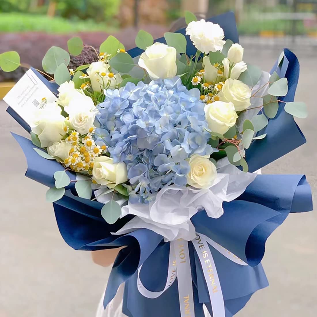 20Pcs Christmas Wrapping Papers - Waterproof Flower Wrapping Paper DIY Crafts