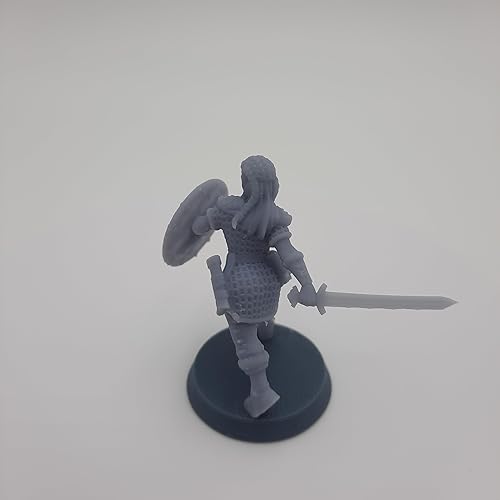 Miniatura 9 de Guerrero vikingo - RPG - Calabozos y Dragones - DND - Pathfinder - Destino de las norias - Figurita en miniatura (grissin pintar) (Bjorn)