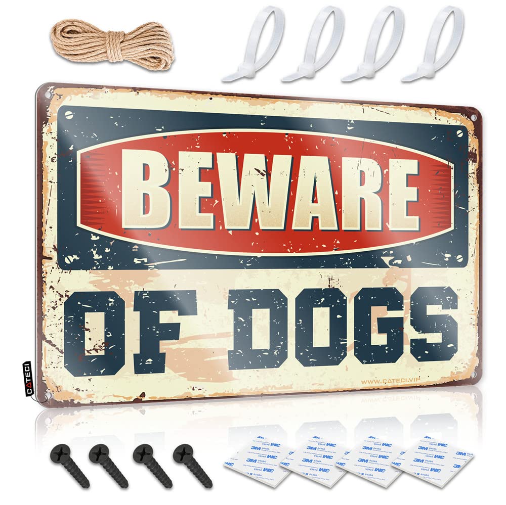 Fzfn Colour Beware Of Dogs Bathroom Stuff Pretty - Cool Wall Decor Nice Vintage Wall Art(30X40cm)