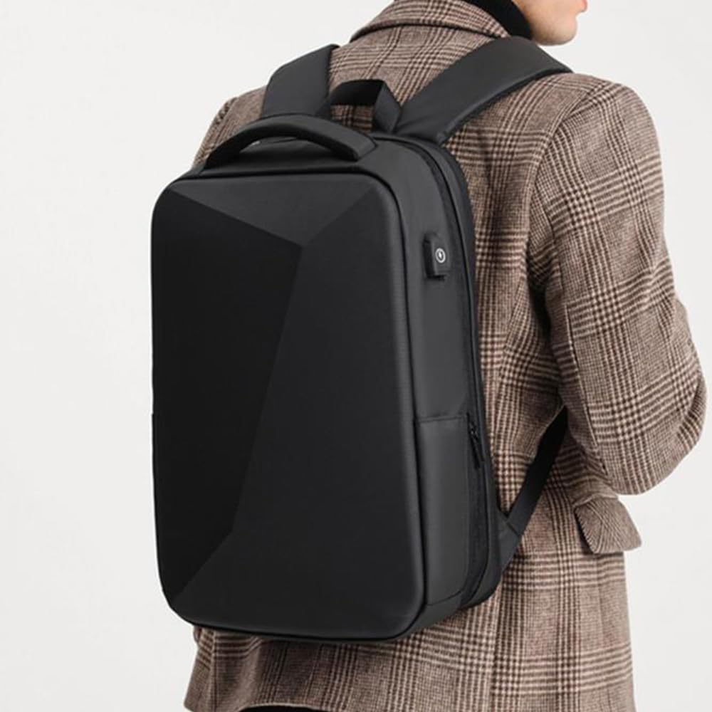 XINYASEE Sac à dos pour ordinateur portable d'affaires de 15,6 pouces,sac à dos de voyage,Étanche coque EVA,sac à dos antivol,Étui Sac à bandoulière