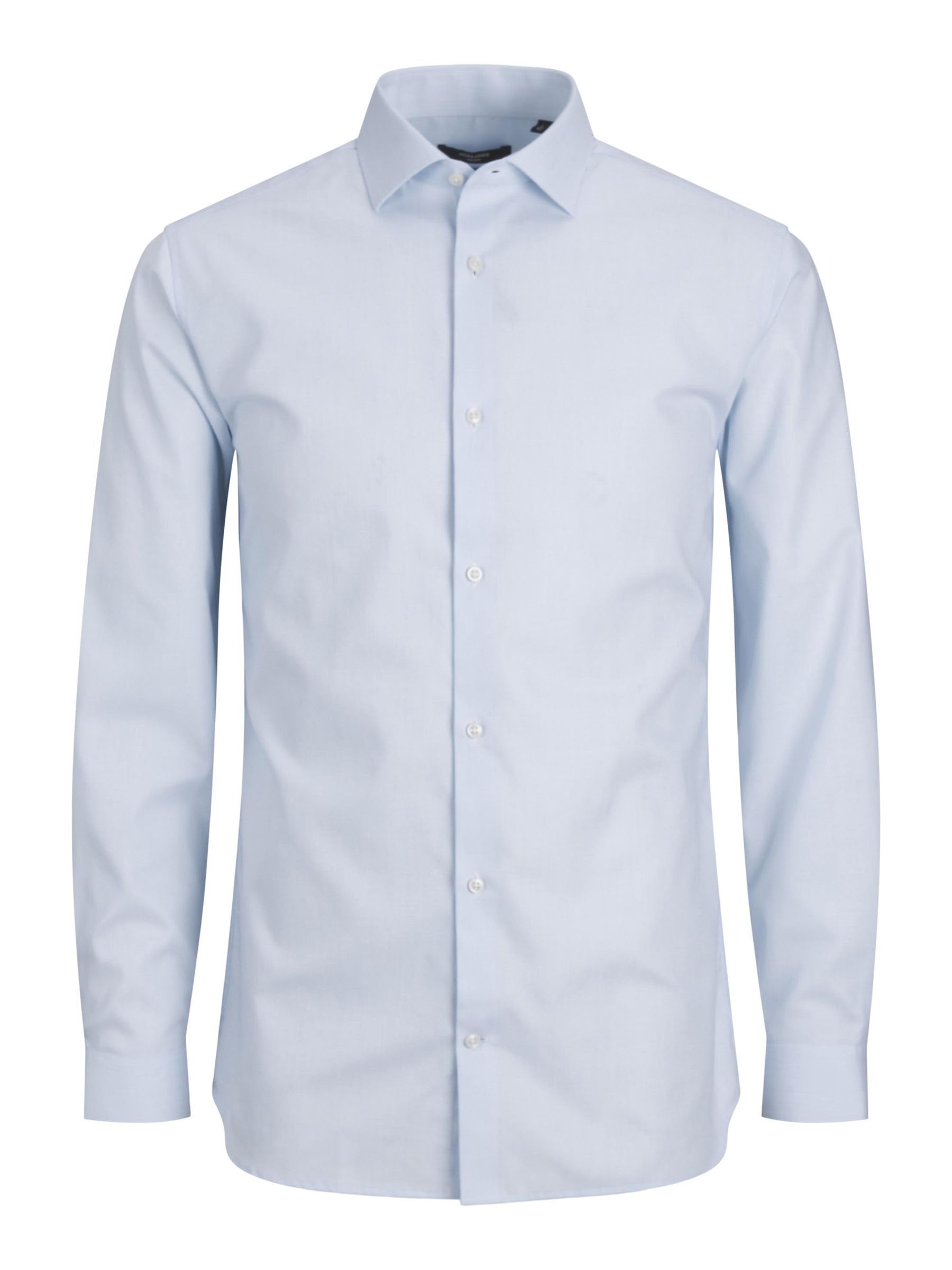 Jack & Jones Men's Blue Cashmere Long Sleeve Shirt