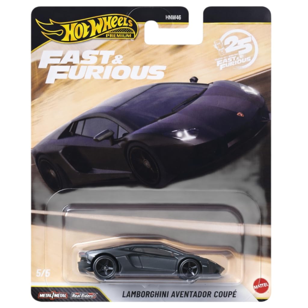 Hot Wheels Fast & Furious 1:64 Lamborghini Aventador Coupe for 3