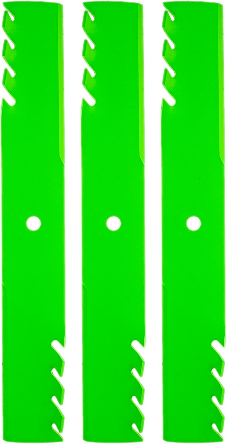 8TEN LawnRAZOR Blade for Ariens Gravely Apex Zenith Pro-Turn Pro-Walk Pro-Stance 60 (Toothed Mulching) 04887700 3 Pack