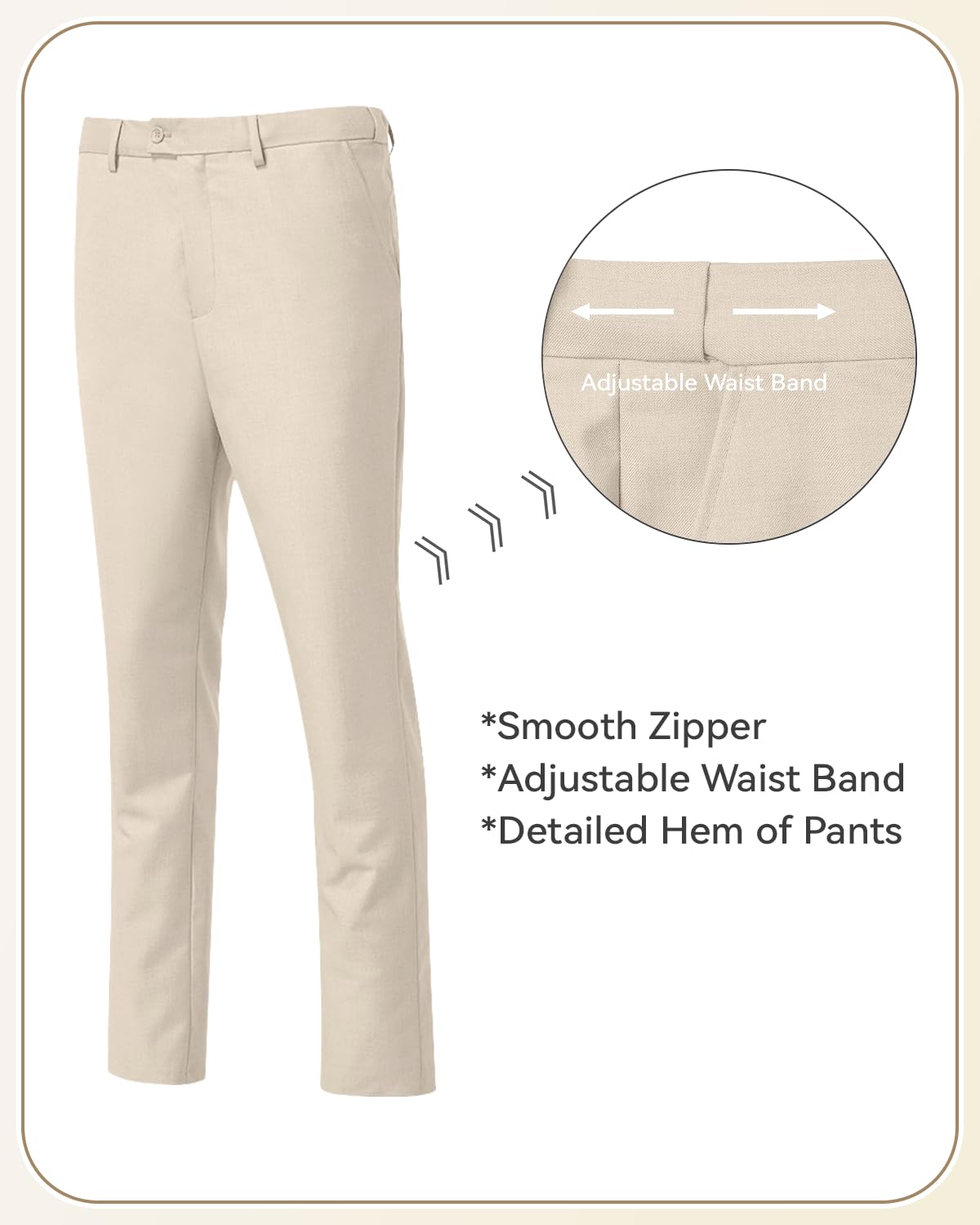 Herren-Anzug-Set, 3-teilig, schmale Passform, Blazer mit Zwei Knöpfen, einfarbig, Jacke, Weste, Hose, Hochzeit, Business-Anzug