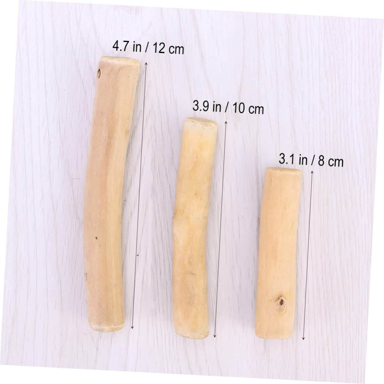 Paquete de Varas de Madera Natural de para Decoración de Plantas y Manualidades DIY Sin Olor para Acuarios Hogar Oficina