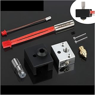 APAAZO 3D Printer Parts Heating Block Hotend Bimetal Heatbreak Max 300℃ Temp Compatible With Ender-3 S1 CR-10 Smart Pro Extruder Hotend (Color : Standard Normal 230)