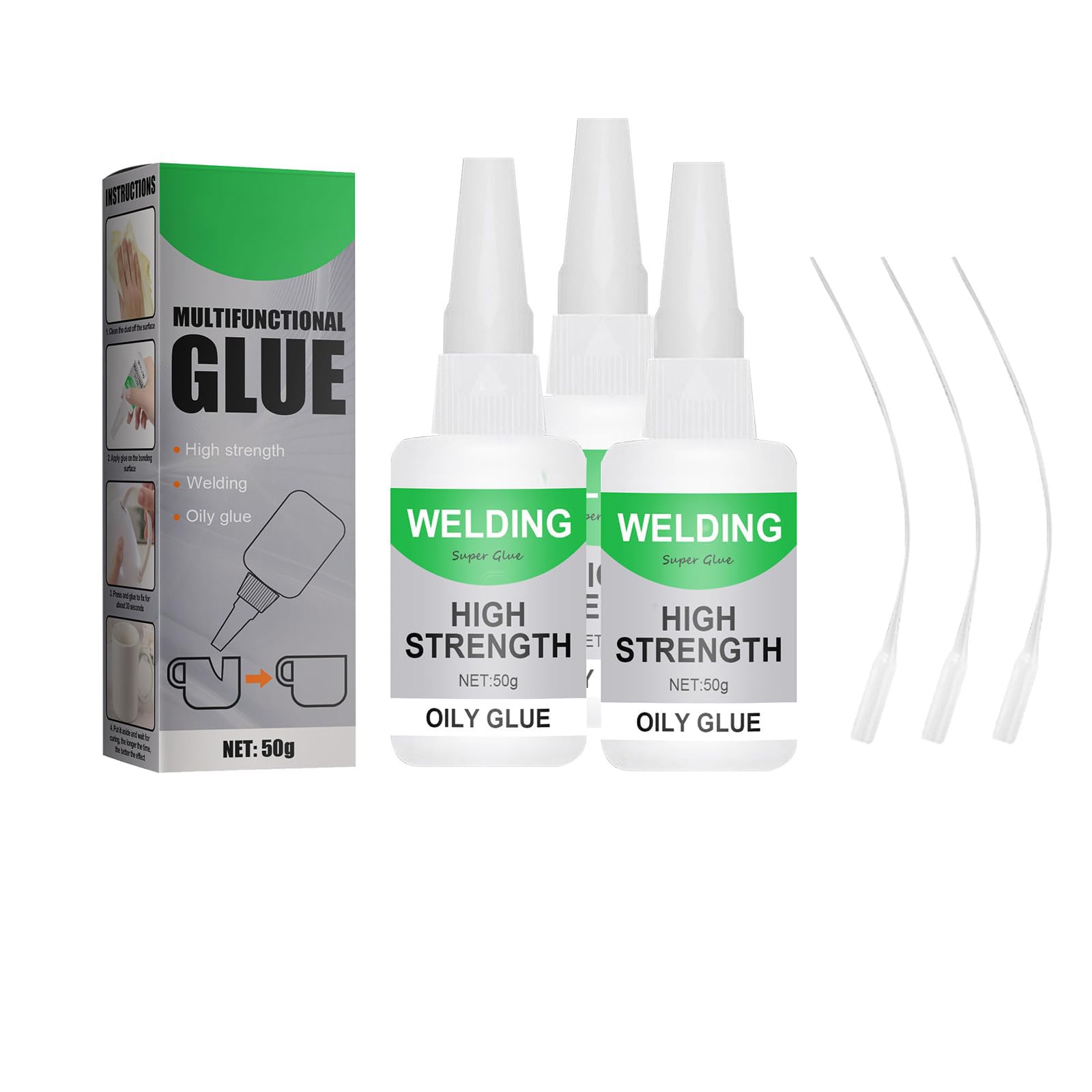 TERRIFI 3 Pcs Jue Fish Glue, Multifunctional Glue, Jue Fish Waterproof Glue, All Purpose Super Glue Extra Strength for Fast Repair and Curing