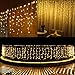 Produktbild 600 LED Lichtervorhang Eisregen 15M Wasserfest Lichterkette mit 8 Modi Aussenbeleuchtung Lichterkettenvorhang für Innen Außen Vorhang Party Hochzeit Garten Balkon Schlafzimmer Deko warmweiß