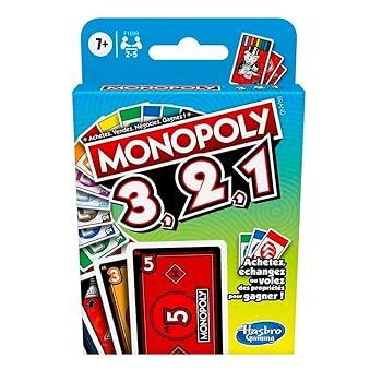 Hasbro Gaming Monopoly Bid Game Quick-Playing Card Game 