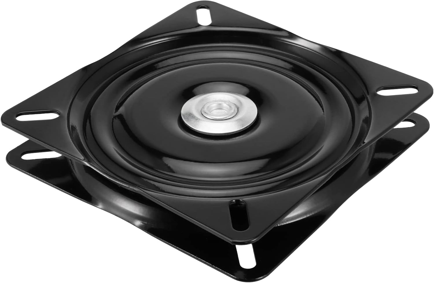 3 PCS 6 Inch Heavy Duty Bar Stool Swivel Plate Replacement, 360° Square Swivel Mechanism, Swivel Bar Stool Swivel Plate for Recliner Chair, Bar Stool, Furniture, Boat