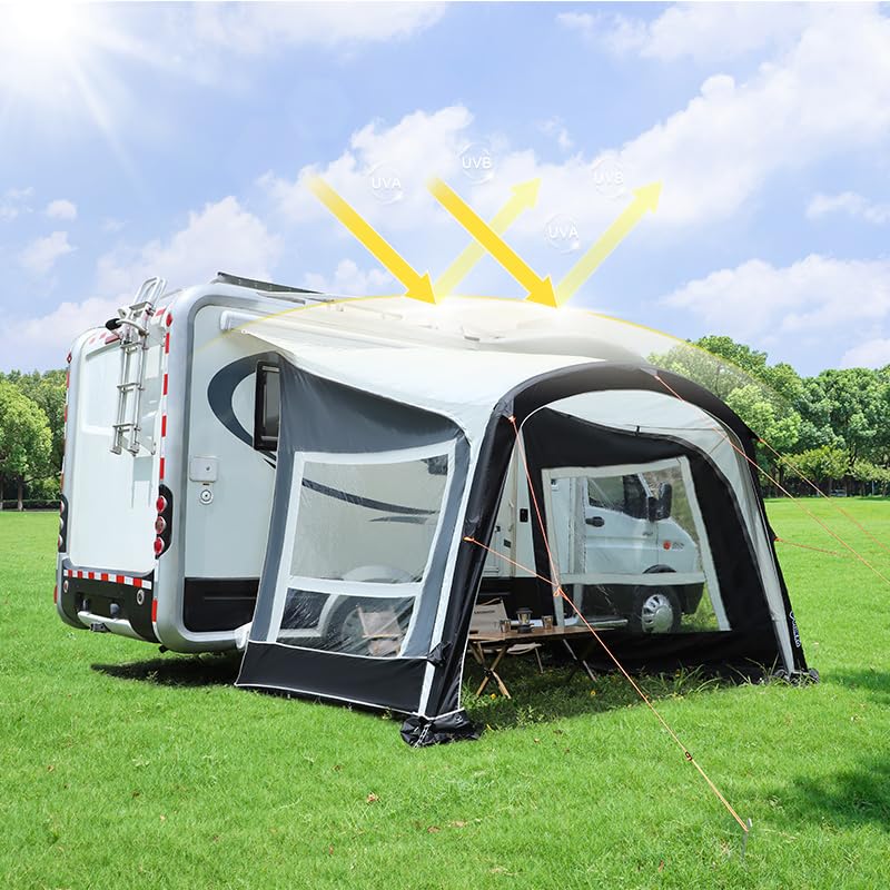 Wanderer II Parasol Gonfiabile per Roulotte Camper 350x240 cm
