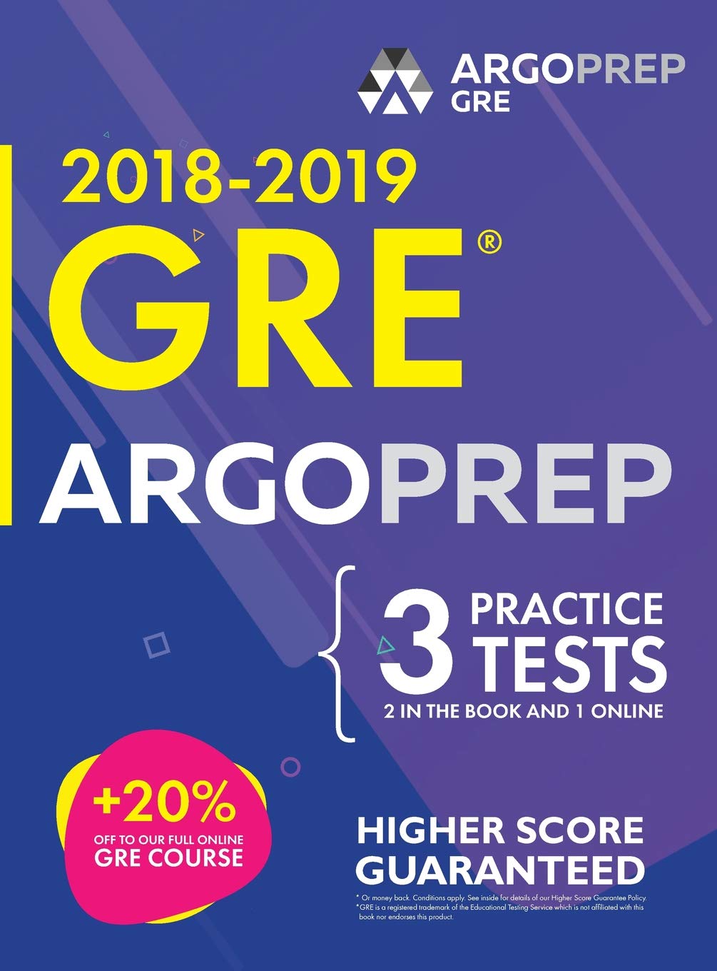 GRE by Argoprep: GRE Prep 2018 + 14 Days Online Comprehensive Prep Included + Videos + Practice Tests GRE Book 2018-2019 GRE Prep by Argoprep