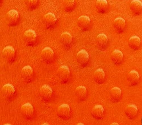 Miniatura 2 de Minky Dimple Dot - Tela marrón por yarda