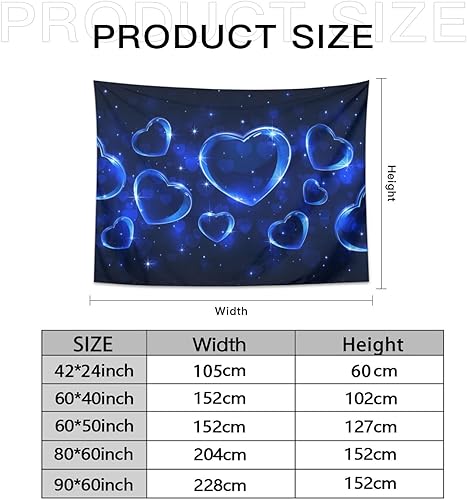 Miniatura 6 de Conank Tapiz de principios de los años 2000, tapices de corazón, decoración estética de los años 90 y 80 para colgar en la pared, decoración para