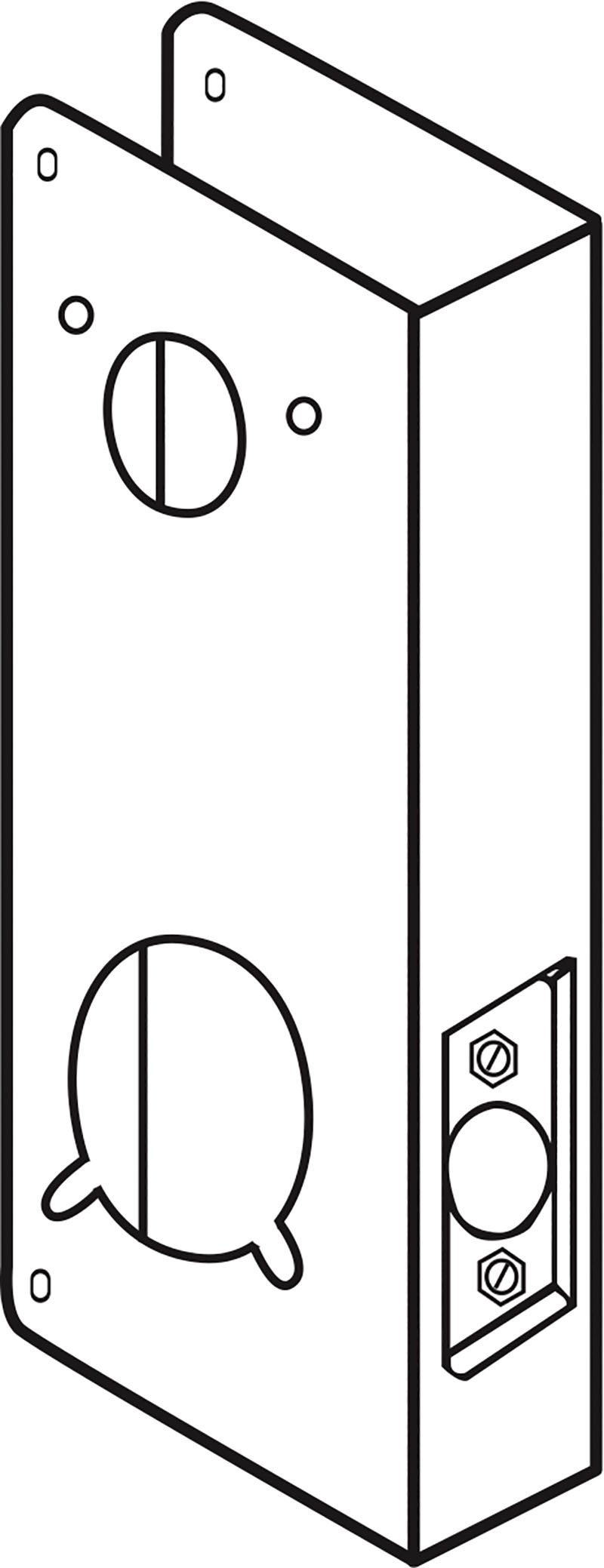 Don-jo 5000-S-CW Wrap Around Works w/ Kaba 5000 Series
