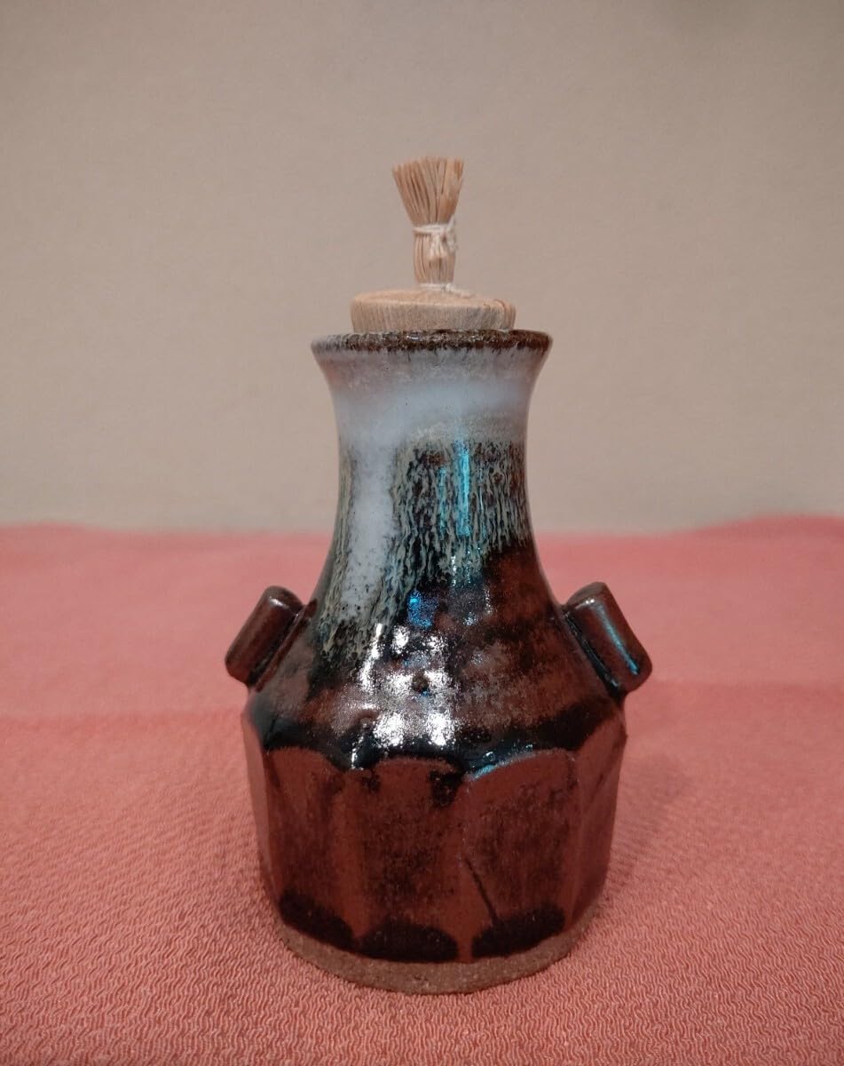 茶道具　お茶入　朝鮮唐津　純久作 Amazon.co.jp: 茶道具 振り出し 振出 朝鮮唐津 唐津 指月庵