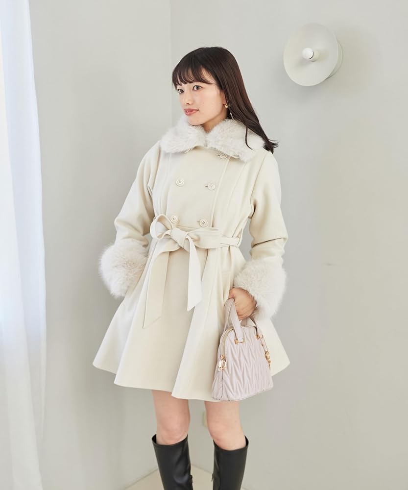 Amazon | [マジェスティックレゴン] 2wayフェイクファーカラー