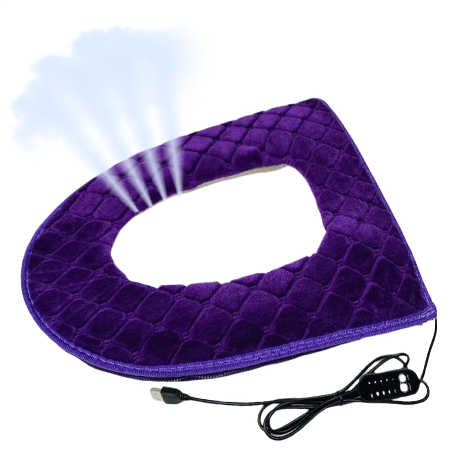 Chauffage à brancher pour coussin de toilette doux et ergonomique