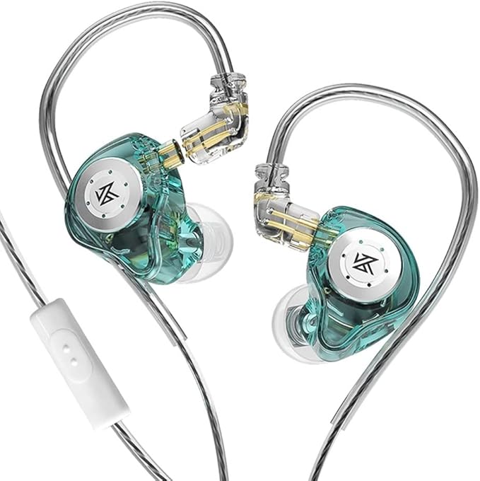 Fones de ouvido KZ e Sennheiser