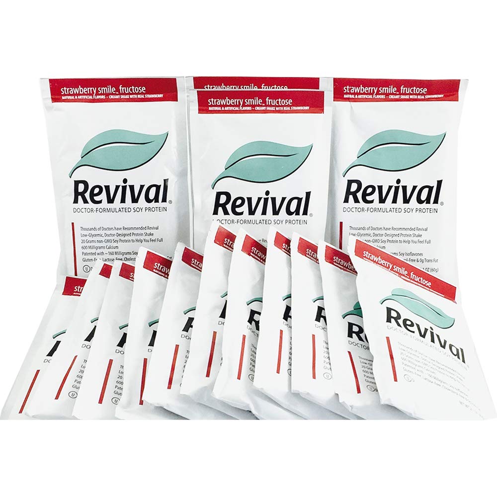 REVIVAL® MENOPAUSE RELIEF. STRAWBERRY 20g Soy Protein Shake