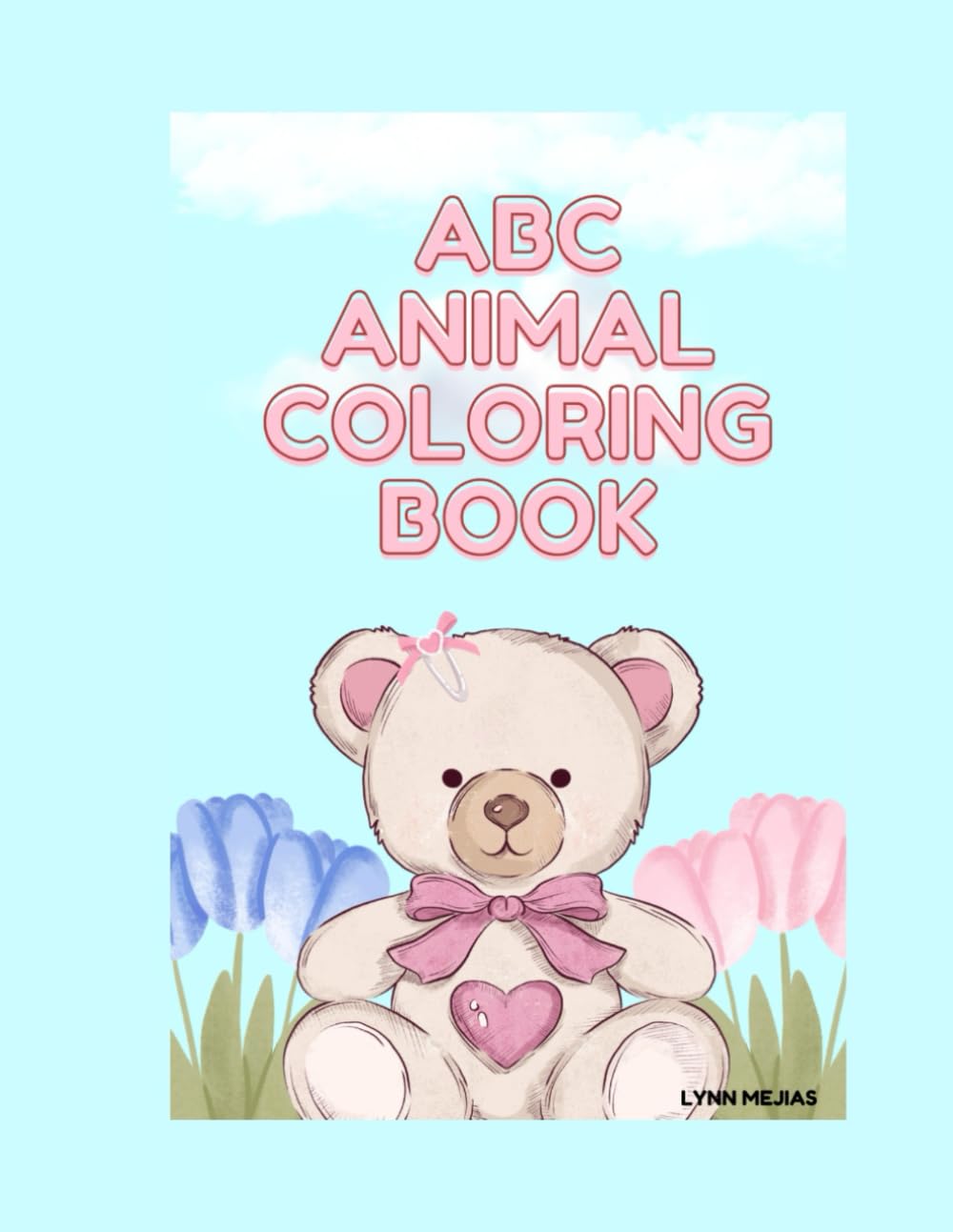ABC Animal Coloring Book: A fun alphabet coloring book with cute animals for kids
