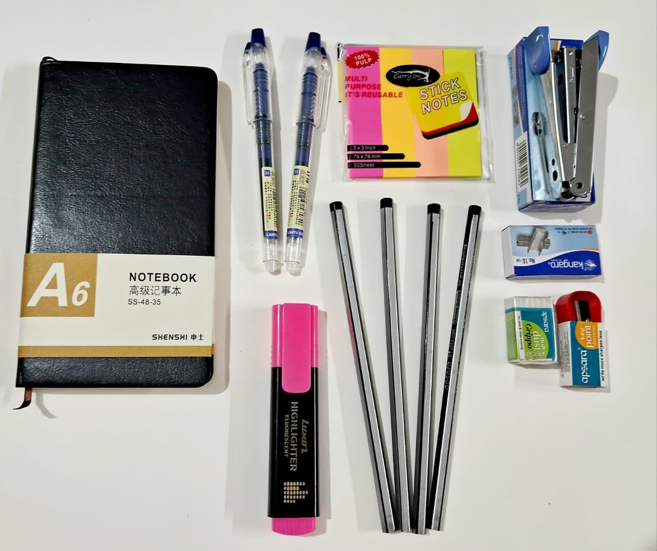 Gaurik Creations office stationery |Basic Stationery|Stationery for students Combo