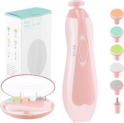 Zooawa Lime A Ongles Bebe Kit De Coupe Ongles Electrique Soin Des Ongles Securite Rectifieuse De Manucure Pour Orteils Et Ongles Des Nourrissons Nouveau Nes Bebes Adultes Avec Led Rose Amazon Fr Beaute Zooawa Lime A Ongles Bebe Kit De Coupe Ongles Electrique Soin Des Ongles Securite Rectifieuse De Manucure Pour Orteils Et Ongles Des Nourrissons Nouveau Nes Bebes Adultes Avec Led Rose Amazon Fr Beaute