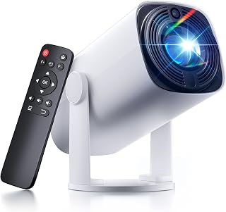 SOOMFON SK1 Mini Projector 1080P Supported 260 Lumens Portable Bluetooth 5.1 Auto Keystone Electric Focus for Home Outdoor iPhone Android
